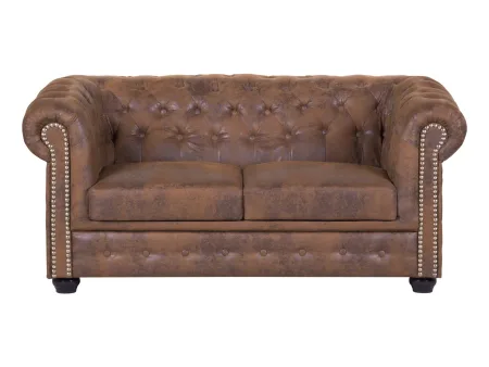 Sofa Chesterfield 2 elegancka pikowana kanapa do salonu